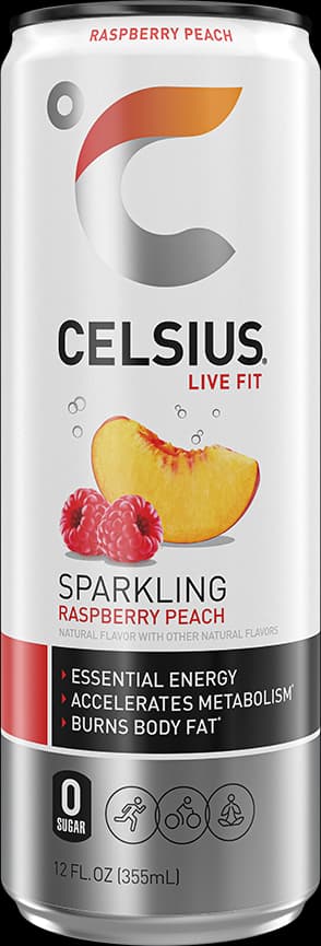 Celsius Raspberry Peach