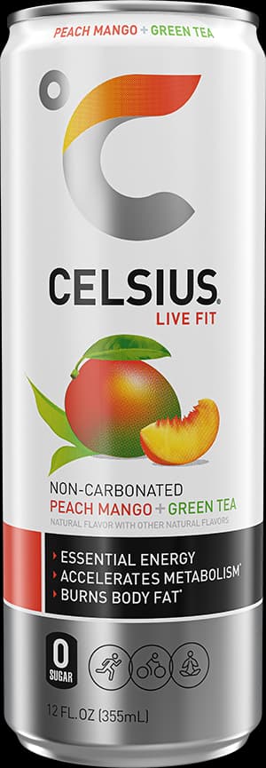 Celsius Peach Mango Green Tea